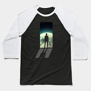 Abstract Space Doorway Artwork Baseball T-Shirt